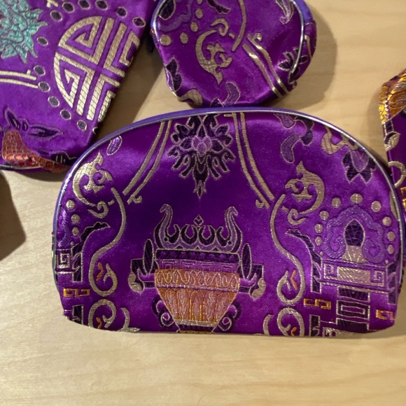 5 Purple Decorative zip pouches (LW) - Picture 9 of 9